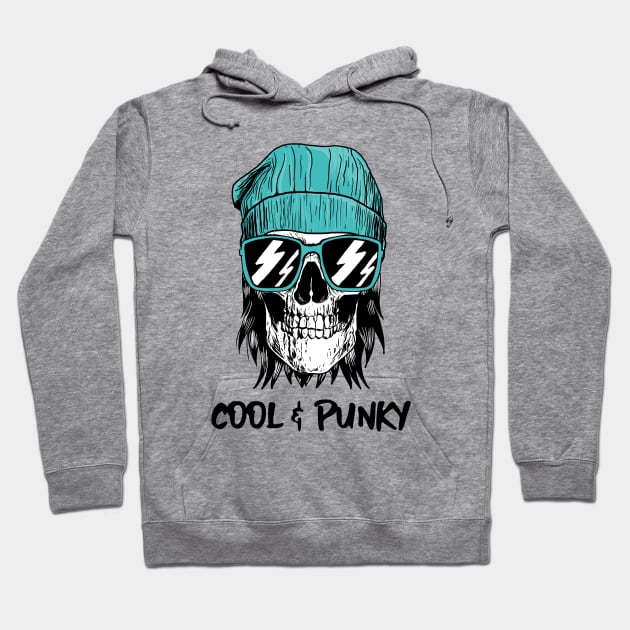 Cool & Punky Skull Hoodie by MONMON-75